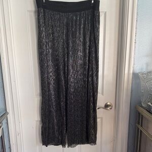 I.N. Studio Black Metallic Pants